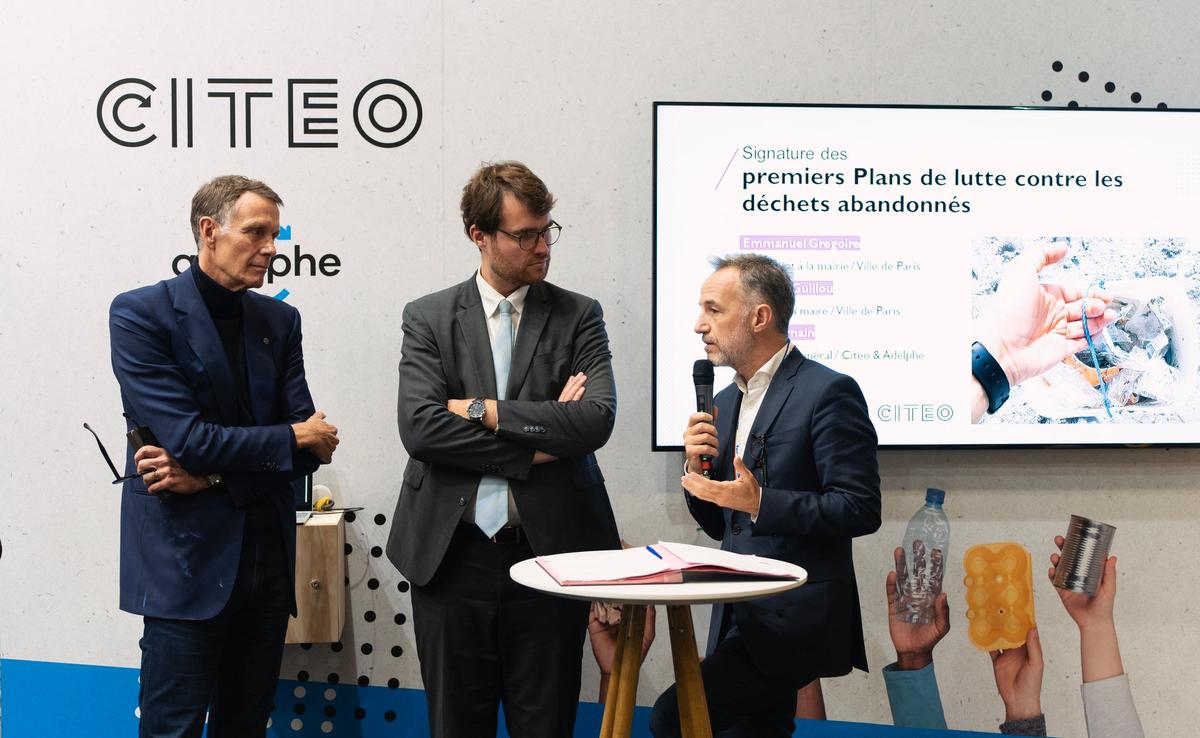 Citeo et la Ville de Paris s’unissent contre les déchets abandonnés